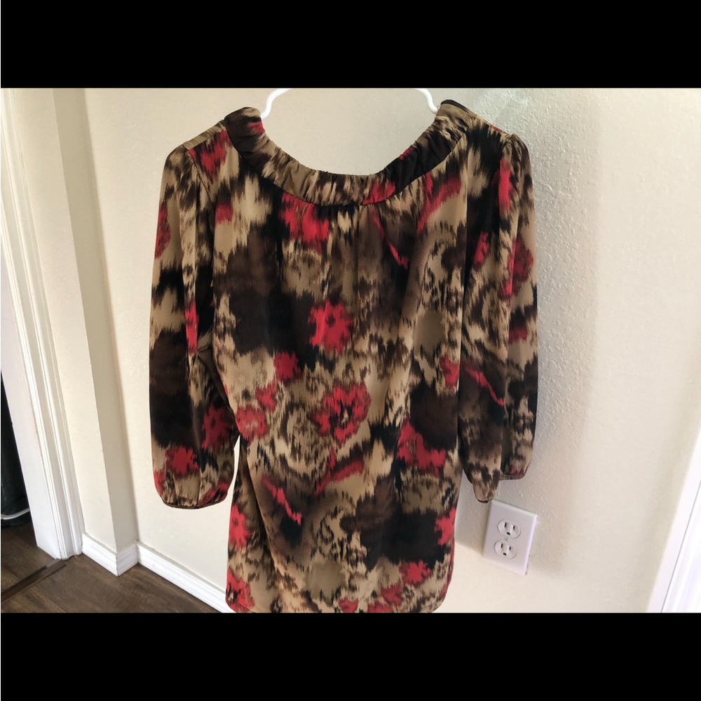 Style & Co Multicolor Patterned Blouse - Picture 5 of 5